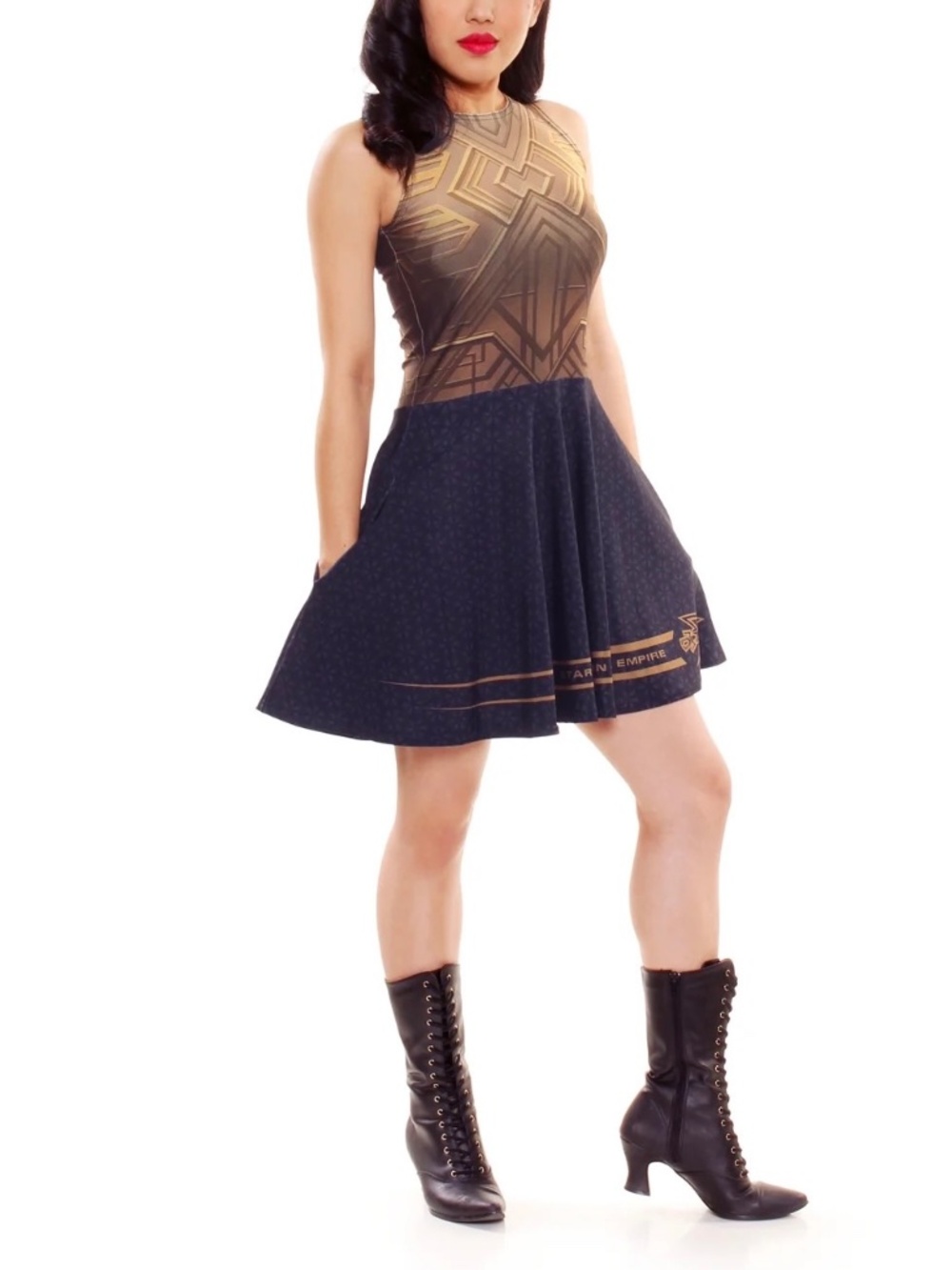 Star Trek Discovery Emperor Sz M Philippa Georgiou Mirror Universe A-Line Dress